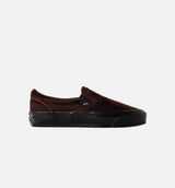 LX Classic Slip On 98 Pony Hair Mens Lifstyle Shoe - Burgundy/Black