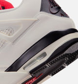 Air Jordan 4 Retro Flight Club Mens Lifestyle Shoe - Sail/Black/University Red Free Shipping