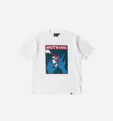 Super Nothing Mens Short Sleeve Shirt - White