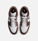 Air Jordan 1 Low Womens Lifestyle Shoe - Cacao Wow/White/Bronze Eclipse