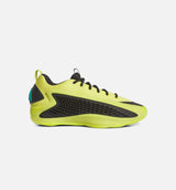 Anthony Edwards 1 Low Mens Basketball Shoe - Preloved Lime/Core Black/Pure Teal