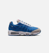 Air Max 95 OG Big Bubble Lawson Mens Lifestyle Shoe - White/Metallic Silver/Blue Sapphire/Light Smoke Grey/Action Red