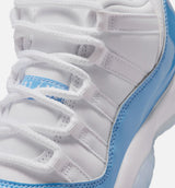 Air Jordan 11 Retro Low University Blue Grade School Lifestyle Shoe - White/University Blue/Black Free Shipping