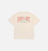 Cigar Label Mens Short Sleeve Shirt - Bone