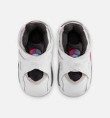 Air Jordan 8 Retro White And True Red Infant Toddler Lifestyle Shoe - White/Black/True Red