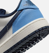 Air Jordan 1 Retro Low OG Obsidian Preschool Lifestyle Shoe - Obsidian/University Blue/Sail