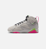 Air Jordan 7 Retro Tennis Day Grade School Lifestyle Shoe - Phantom/Lime Blast/Pink Blast/Anthracite Free Shipping