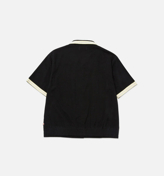 【MORE THAN BLACK】25SS★ SNAP COLLAR HALF SLEEVE SnapCollar