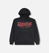 Off Road Pullover Mens Hoodie - Black/Red