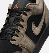 Air Jordan 1 Low SE Mens Lifestyle Shoe - Black/Olive Grey/Light Wild Mango