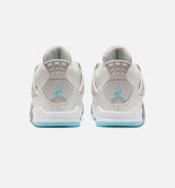 Air Jordan 4 Retro Blue Chill Infant Toddler Lifestyle Shoe - Photon Dust/Blue Chill/Flat Pewter/White/Blue Tint
