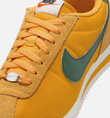 Cortez Textile Womens Lifestyle Shoe - Yellow Ochre/Safety Orange/Black/Gorge Green