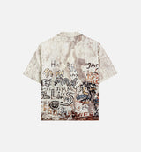 Air Jordan Camp Mens Short Sleeve Shirt - Sail