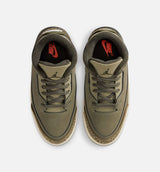 Air Jordan 3 Retro Medium Olive Preschool Lifestyle Shoe - Medium Olive/Sequoia/Neutral Olive/Sail Free Shipping