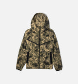 Tech Dri Fit Woven Camo Windrunner Mens Jacket - Neutral Olive/Black