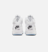 Air Jordan 5 Retro OG White Metallic Mens Lifestyle Shoe - White/Metallic Silver/Black Free Shipping