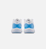 Air Jordan 11 Retro Low University Blue Grade School Lifestyle Shoe - White/University Blue/Black Free Shipping