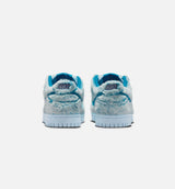 Dunk Low Abominable Snowman Grade School Lifestyle Shoe - Green Abyss/White/Celestine Blue