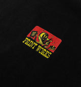 The Works Logo Mens Short Sleeve Shirt - Black