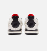 Air Jordan 4 Retro Flight Club Infant Toddler Lifestyle Shoe - Sail/Black/University Red Free Shipping