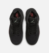 Air Jordan 5 Retro Halloween Preschool Lifestyle Shoe - Black/Black/Picante Red/Glow N The Dark