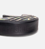 Bape Trefoil Shoulder Mens Bag - Black