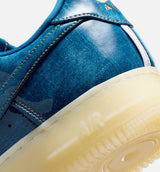 Air Force 1 Retro Patent Denim Mens Lifestyle Shoe - Coastal Blue/Natural/Flax/Coastal Blue