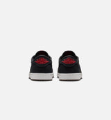 Air Jordan 1 Retro Low OG Laser Black And Varsity Red Mens Lifestyle Shoe - Black/Varsity Red/Summit White