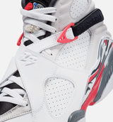 Air Jordan 8 Retro White And True Red Mens Lifestyle Shoe - White/Black/True Red