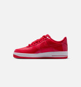 Air Force 1 Low Patent Mens Lifestyle Shoe - University Red/Light Crimson/White