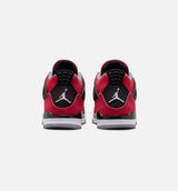 Air Jordan 4 Retro Toro Bravo Preschool Lifestyle Shoe - Fire Red/White/Black/Cement Grey Free Shipping