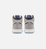 Air Jordan 1 Retro High OG Cool Grey Grade School Lifestyle Shoe - Cool Grey/Black/Game Royal)