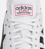 Samba Bape Mens Lifestyle Shoe - Cloud White/Core Black/Gum