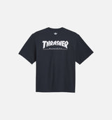 Thrasher X AFA Mens Short Sleeve Shirt - Navy/White