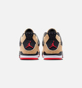 Air Jordan 4 Retro Preschool Lifestyle Shoe - Sesame/Fire Red/Black/White