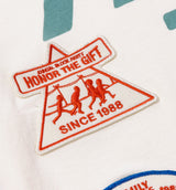 Multi Box Mens Short Sleeve Shirt - White/Black