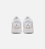 Air Jordan 3 Retro White And Silver Mens Lifestyle Shoe - White/Metallic Silver Free Shipping