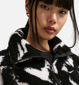 NSW Oversized High Pile Fleece Womens Sweater - Black/Black/Black/Sail