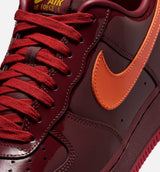 Air Force 1 Low Dark Team Red and Safety Orange Mens Lifestyle Shoe - Dark Team Red/University Gold/Safety Orange/Challenge Red