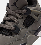 Air Jordan 4 Retro Cave Stone And Black Infant Toddler Lifestyle Shoe - Cave Stone/Black/Moon Particle