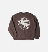 Gasoline Mens Crewneck - Brown