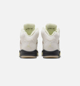 Air Jordan 5 Retro Luminous Green and Sail Womens Lifestyle Shoe - Sail/Luminous Green/Anthracite Free Shipping