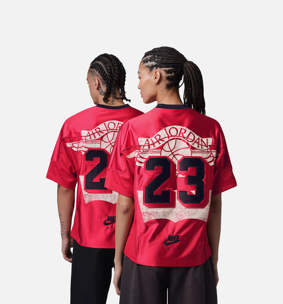 Jordan IM6732-657 Air Jordan x Levi's Mens Jersey - Red