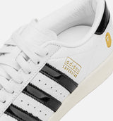 Bape x Adidas Superstar Vintage Mens Lifestyle Shoe - White/Black