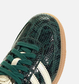 Samba OG Snakeskin Womens Lifestyle Shoe - Cream White/Cream White/Collegiate Green