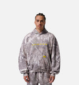 RealTree Fleece Pullover Mens Hoodie - White/Bright Citron