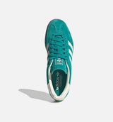 Gazelle Indoor Mens Lifestyle Shoe - Pure Teal/Off White/Gold