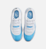 Air Jordan 11 Retro Low University Blue Mens Lifestyle Shoe - White/University Blue/Black Free Shipping
