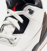 Air Jordan 3 Retro Sail and University Red Infant Toddler Lifestyle Shoe - Sail/Black/University Red/Pale Ivory Free Shipping