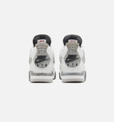 Air Jordan 4 Retro White Cement Mens Lifestyle Shoe - Summit White/Fire Red/Cement Grey/Black Limit One Per Customer